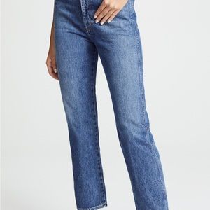 AGolde pinch waist jeans, high rise kick jeans, size 26